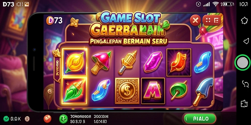 Gameplay seru slot D73 dengan grafis menawan.
