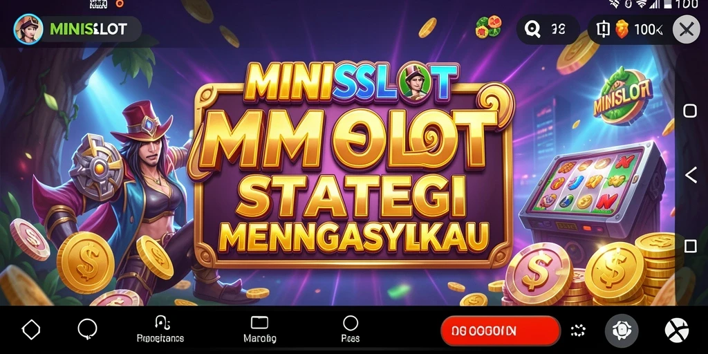 Tampilan gameplay menarik dan penuh strategi dalam MINISLOT.