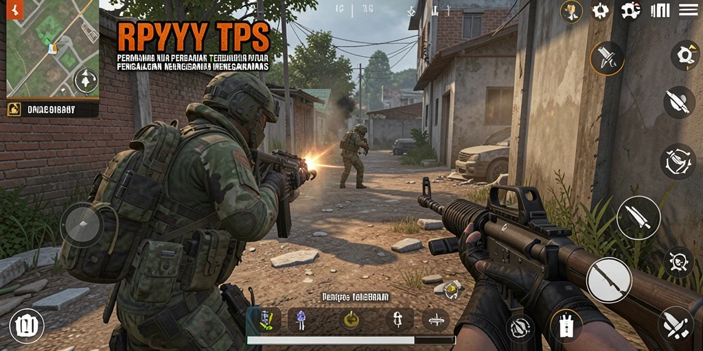 Tampilan menarik dari gameplay intens dalam RPYYY.